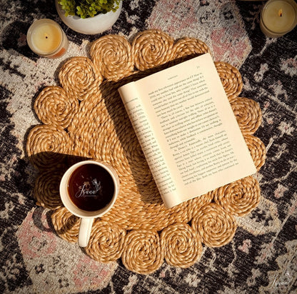 TerraWeave™ Round Jute Placemat Handwoven by Indian Artisans