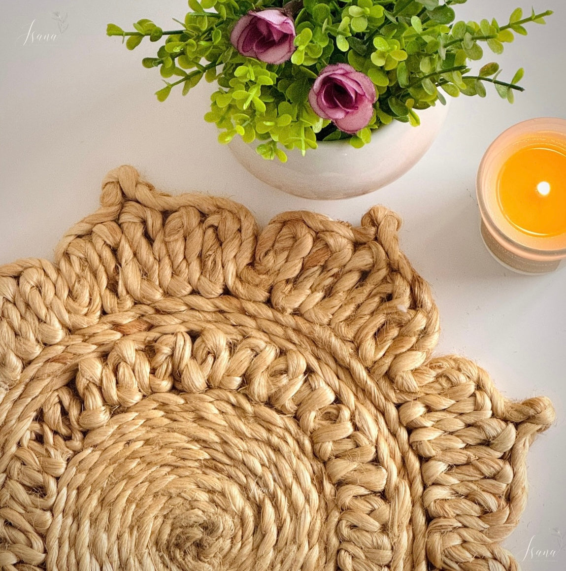Mittika™ Round Jute Placemat