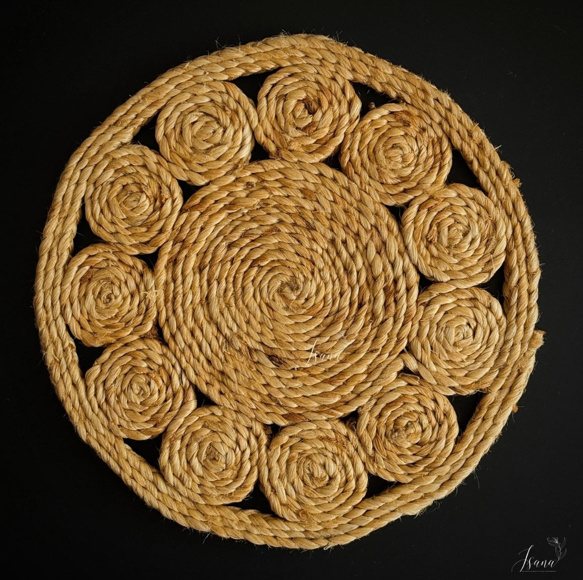 BhoomiLoop™ Round Jute Placemat