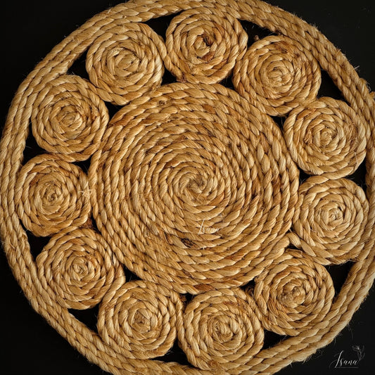 BhoomiLoop™ Round Jute Placemat