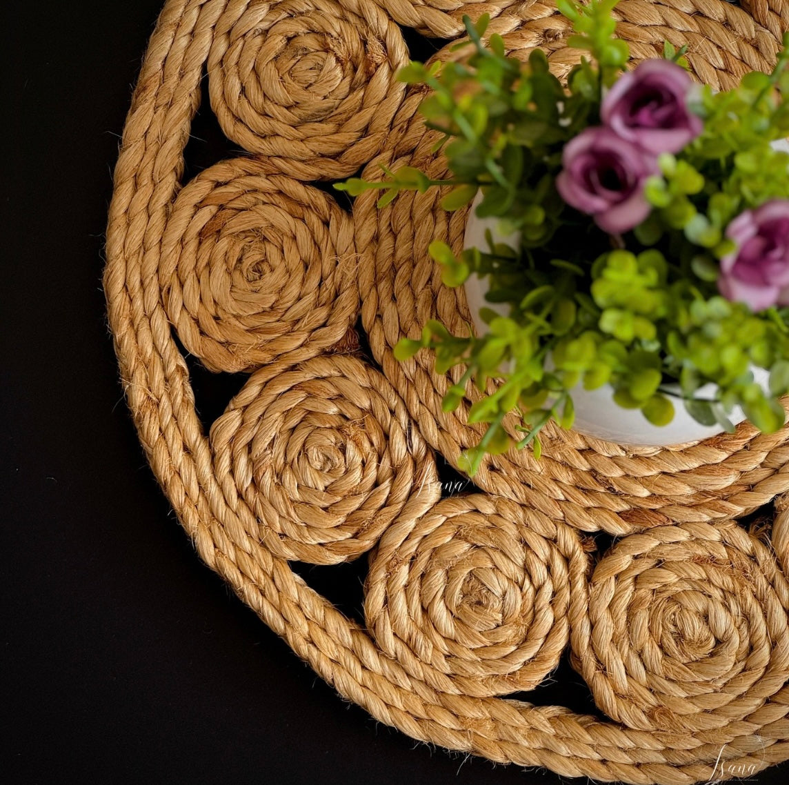 BhoomiLoop™ Round Jute Placemat