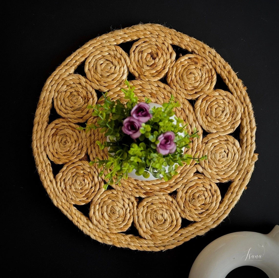 BhoomiLoop™ Round Jute Placemat