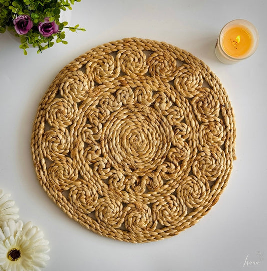 Krama™ Round Jute Placemat