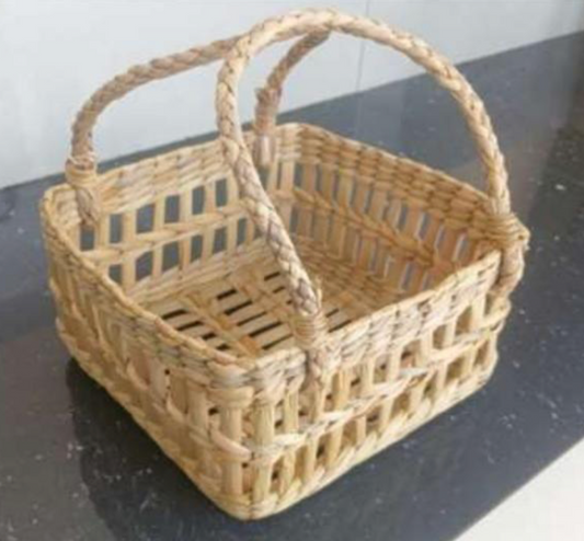 Zira Kauna Utility Basket – Handwoven from Manipur
