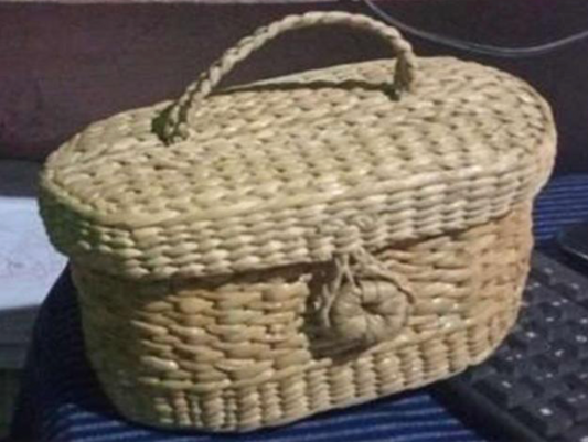 EkoWeave – Kauna Grass Oval Sling Box