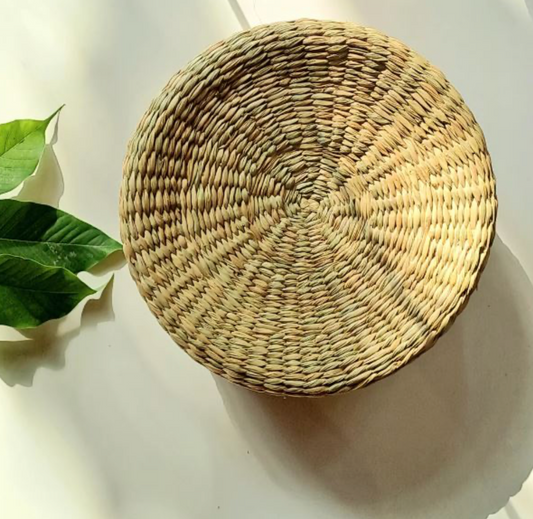 EcoNest Kauna Grass Round Storage Box (Set of 2)