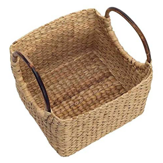 Himalaya Woven Laundry Basket – Kauna Grass with Cane Handles