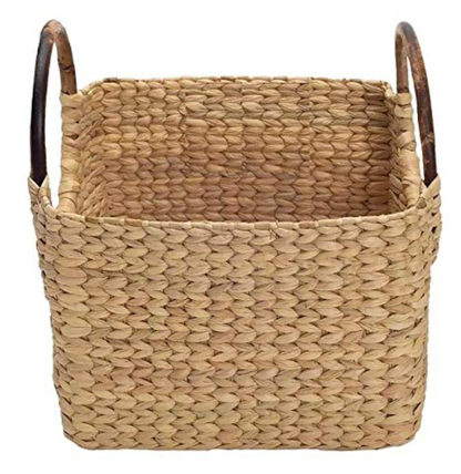 Himalaya Woven Laundry Basket – Kauna Grass with Cane Handles