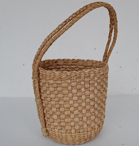 Meira Hand Basket – Kauna Grass with Handle