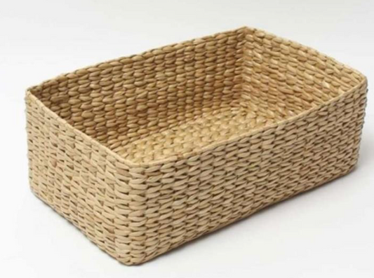 Kauna Grass Rectangular Utility Tray – Handwoven Eco-Friendly Organizer