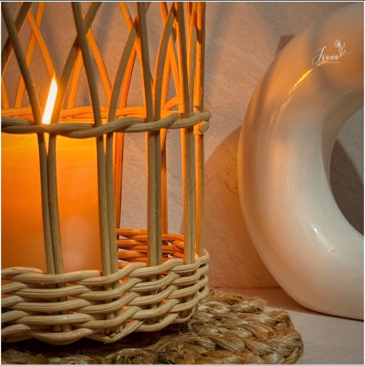 Cane Candle Holder