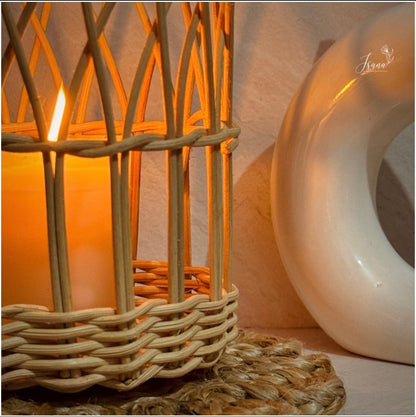 Cane Candle Holder