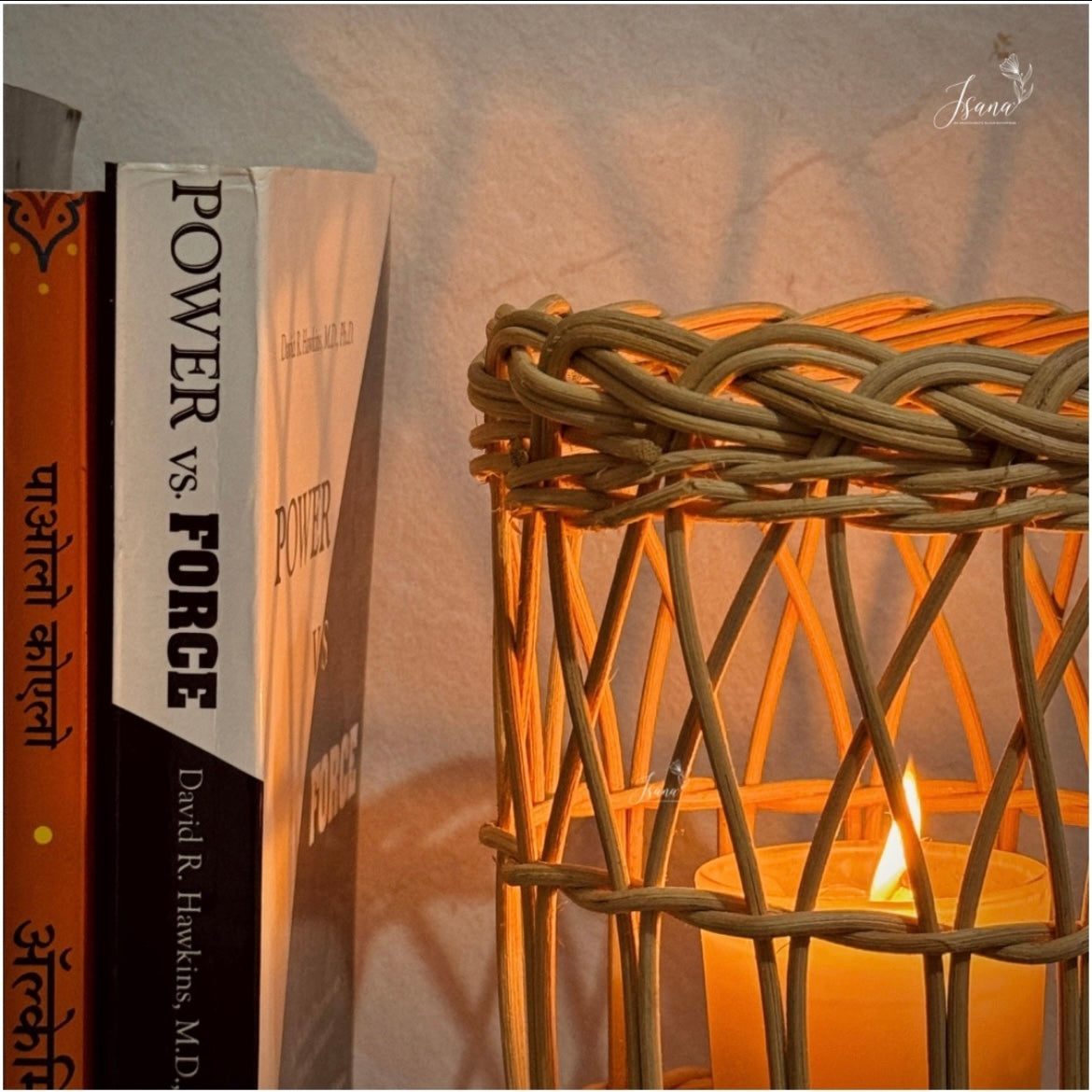 Cane Candle Holder