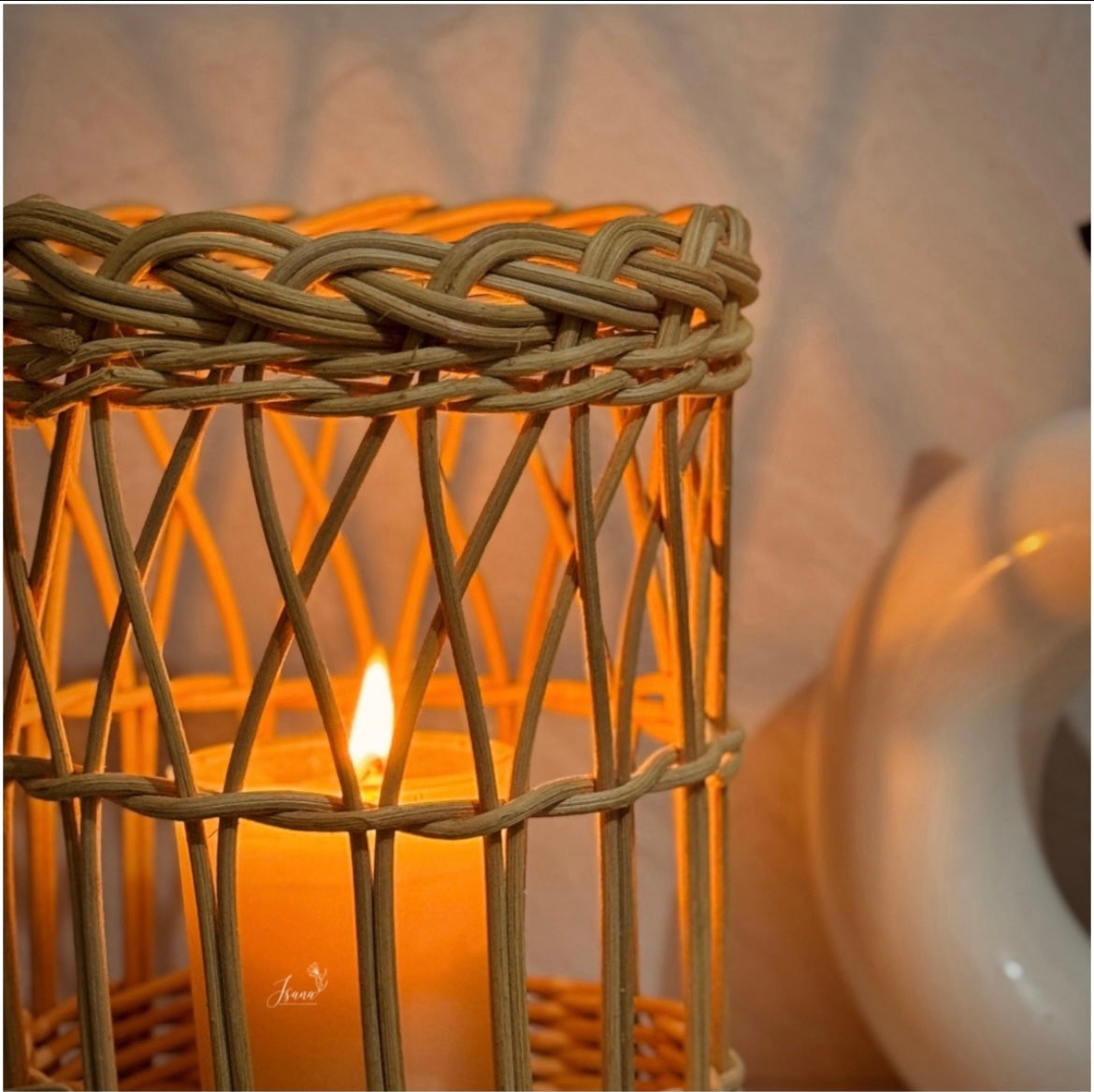 Cane Candle Holder