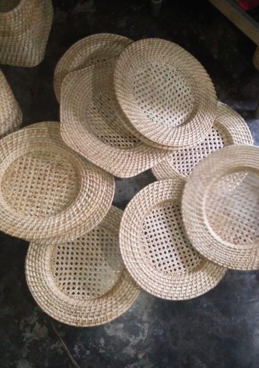 Cane Platter – Round | Hexagonal | Nonagonal