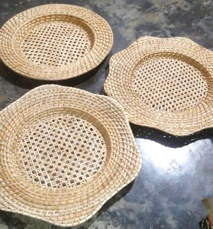 Cane Platter – Round | Hexagonal | Nonagonal