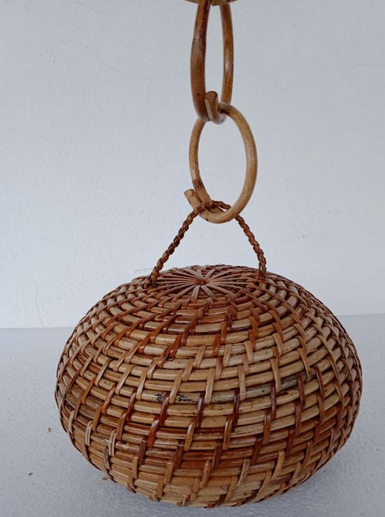 Woven Round Lampshade