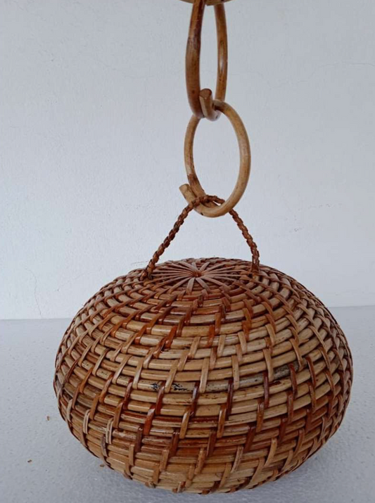 Woven Round Lampshade