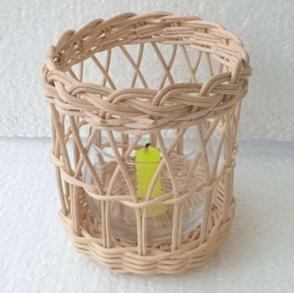 Cane Candle Holder
