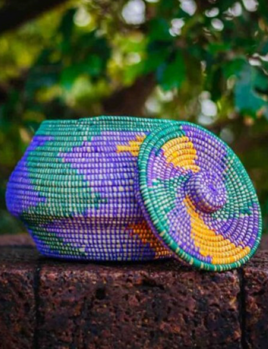 Vira Sabai Grass Storage Basket – Handcrafted Eco Design
