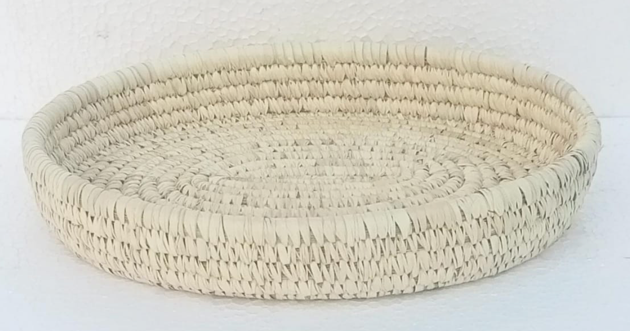 Zyra Sabai Grass Oval Tray – Natural Finish