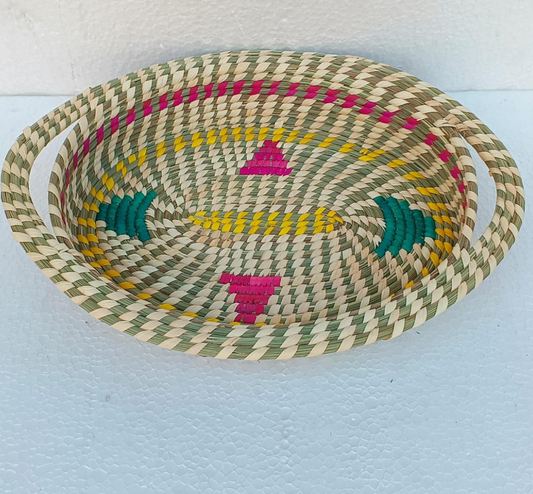 Zyra Sabai Grass Oval Tray – Assorted Colors