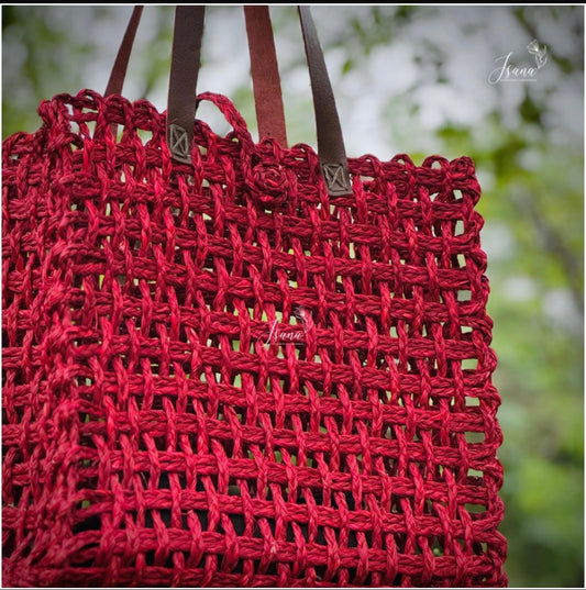 RangSaaj Sabai Mesh Bag – Assorted Handwoven Tote