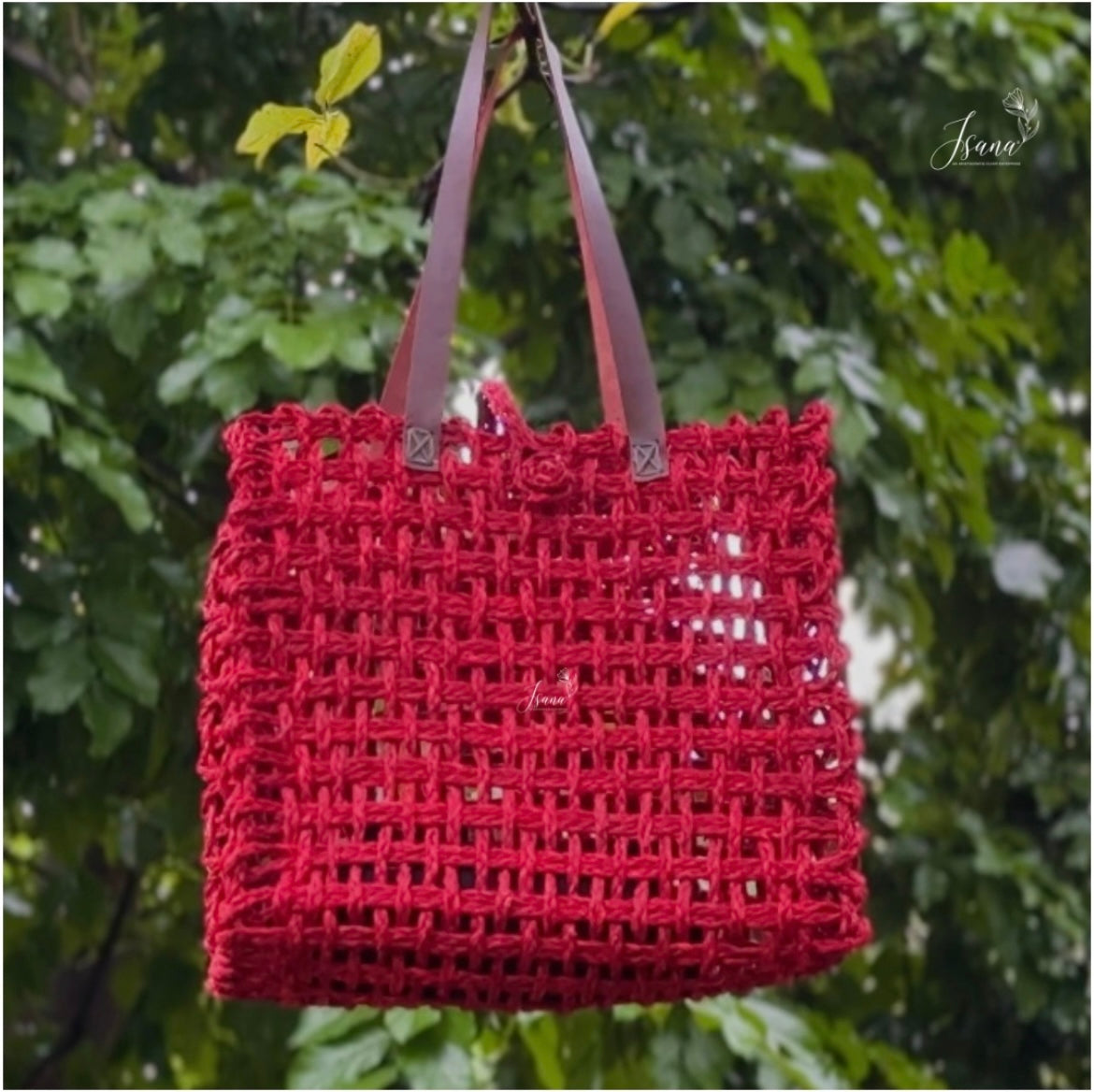 RangSaaj Sabai Mesh Bag – Assorted Handwoven Tote