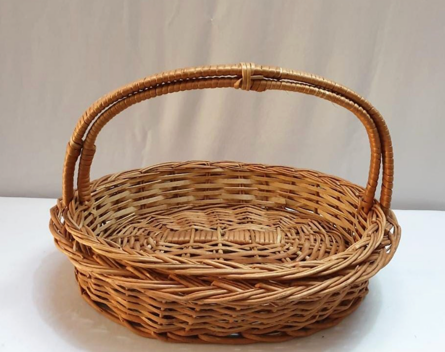 Harvest Oval Hamper Basket – Set of 2 with Handles