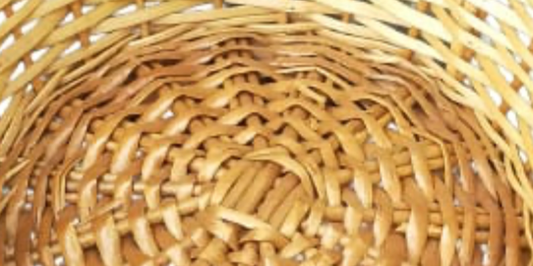 Loop Willow Basket – Round with Handle