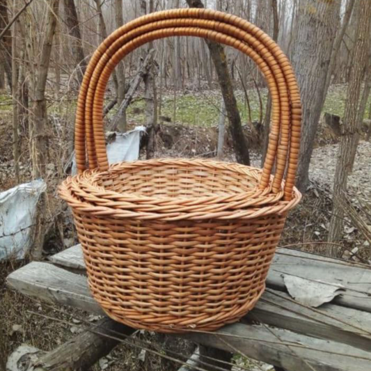 BloomSet Willow Baskets – With Handles (Set of 3)