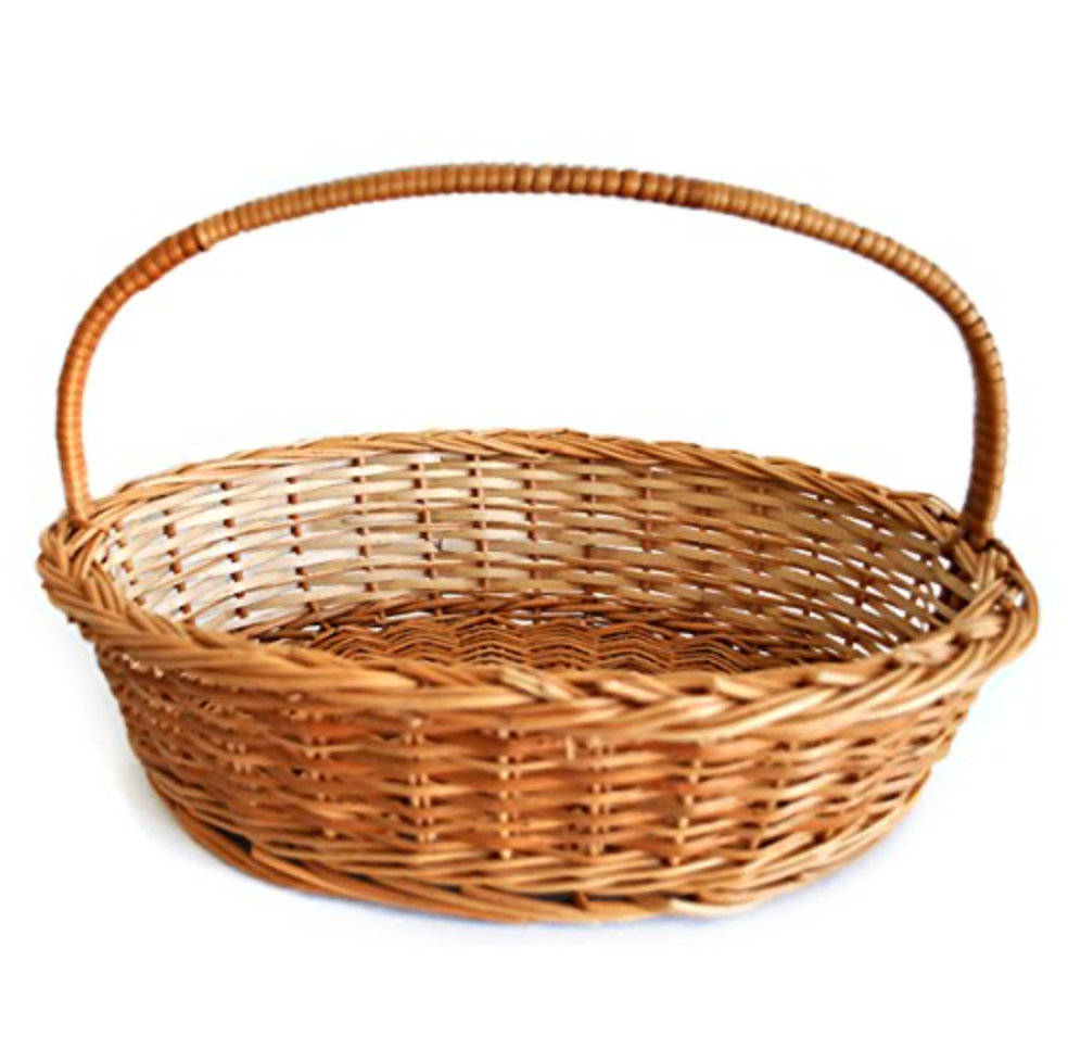 Aura Oval Hamper Basket – With Handle