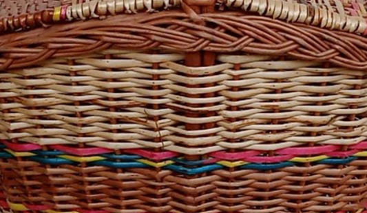 Vista Willow Picnic Basket – With Handle
