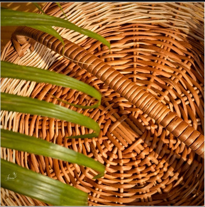 Heartsong Willow Basket Set – With Handles (Set of 3)