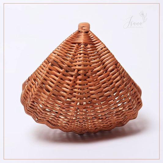 Curved Willow Wicker Basket – Moon Shape