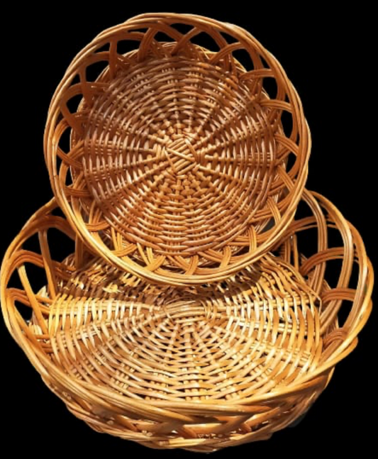 CrownWeave Willow Basket – Round