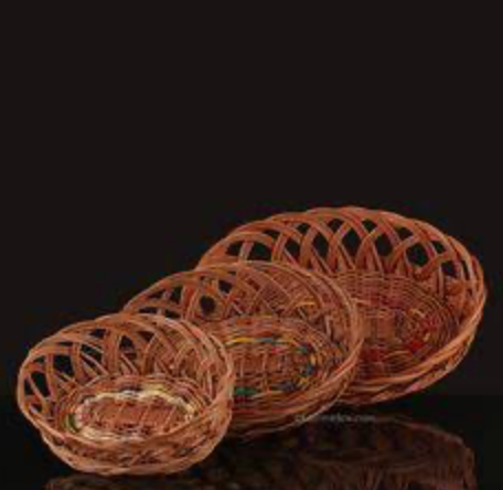 CrownOval Willow Basket