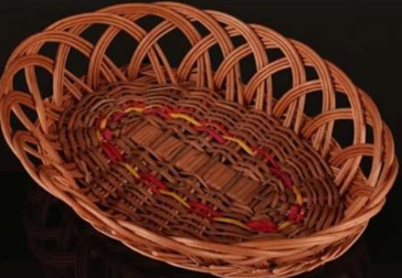 CrownOval Willow Basket