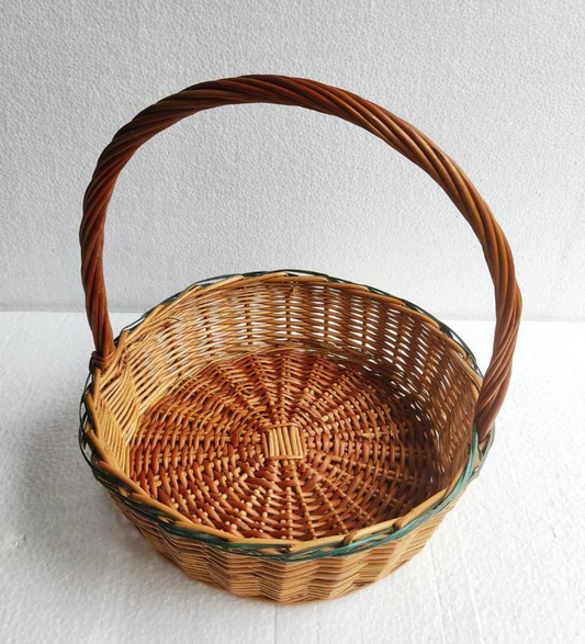 Verde Luxe Willow Basket Set – With Handles (Premium | Set of 3)