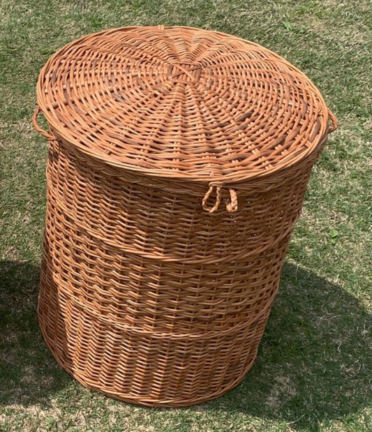 NestGuard Willow Storage Basket Set – With Covers (Set of 3)