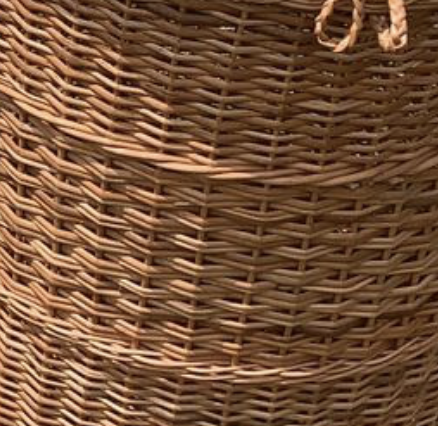 NestGuard Willow Storage Basket Set – With Covers (Set of 3)
