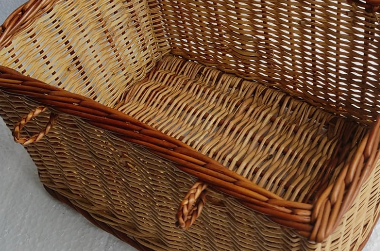 HavenCrate Willow Storage Box Set – With Covers (Rectangular | Set of 3)