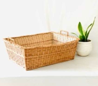 📦 RusticNest Willow Storage Tray