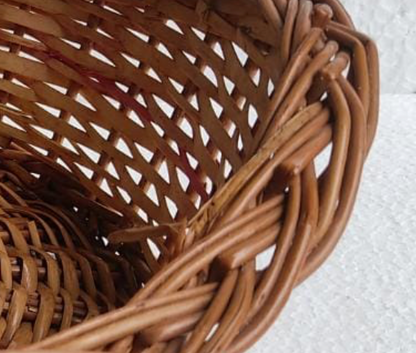 Willow Wave Basket – Premium Handwoven (Single Pc)