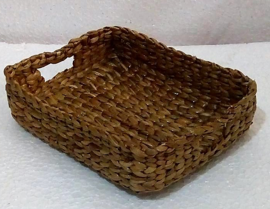 Tara Water Hyacinth Tray – Small Handwoven Utility