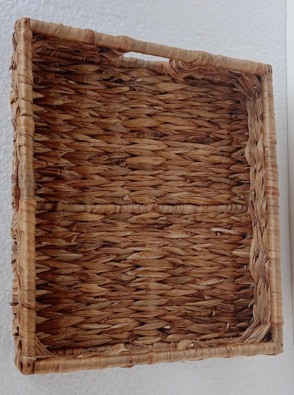 Aira Grande Cane-Edged Hyacinth Tray