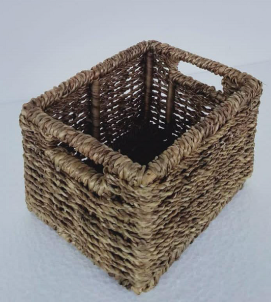 Nayra Compact Hyacinth Rope Tray – Cane Frame Edition