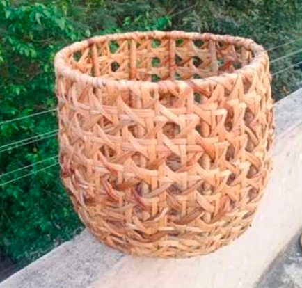 Planter with Cane Frame