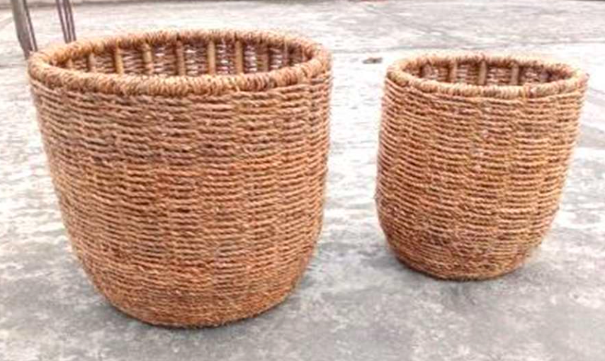 Planter with Cane Frame